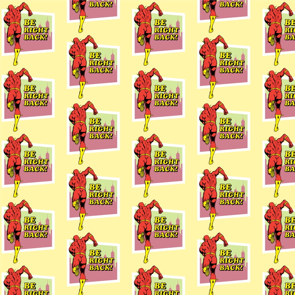 The Flash Be Right Back Premium Roll Gift Wrap Wrapping Paper - Walmart.com