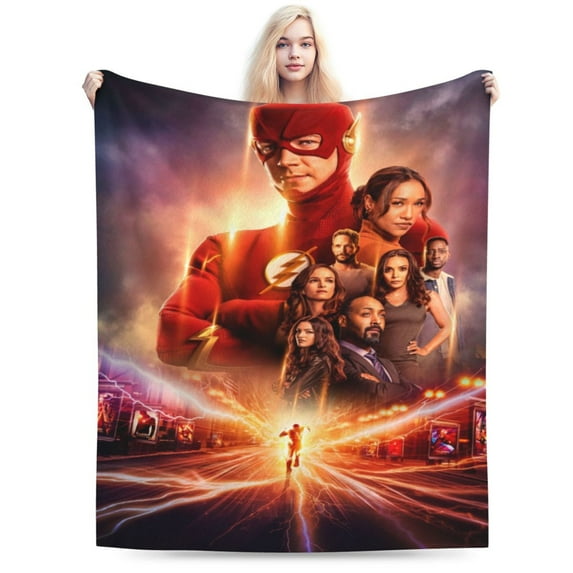 The Flash Blanket, Super Soft Throw Blanket, Cozy Flannel Blankets For Boys Girls, Warm Blankets For Couch Sofa Bed, 80"X60"