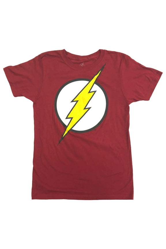 The Flash Boys Red Short Sleeve Super Hero Tee Shirt T-Shirt XX-Large