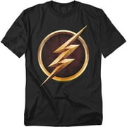 The Flash T-Shirt Chest Logo Unisex Graphic Tee For Men & Women Black