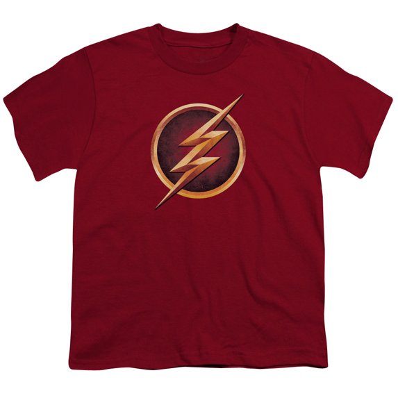 The Flash - Chest Logo - Youth Short Sleeve Shirt - X-Large