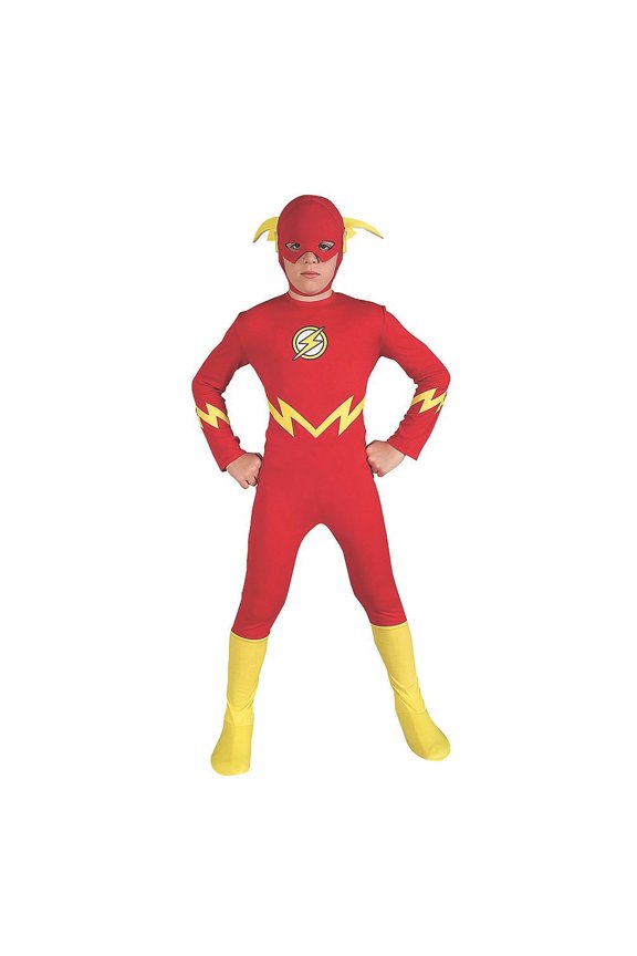 DC Comics Classic The Flash Costume for Kids by Rubies, Boys Large