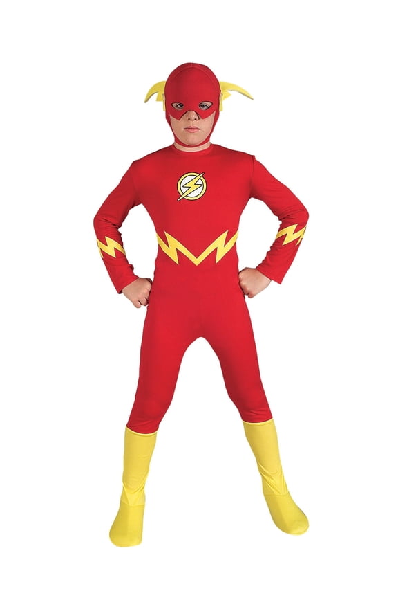 DC Comics Classic The Flash Costume for Kids by Rubies, Boys Medium