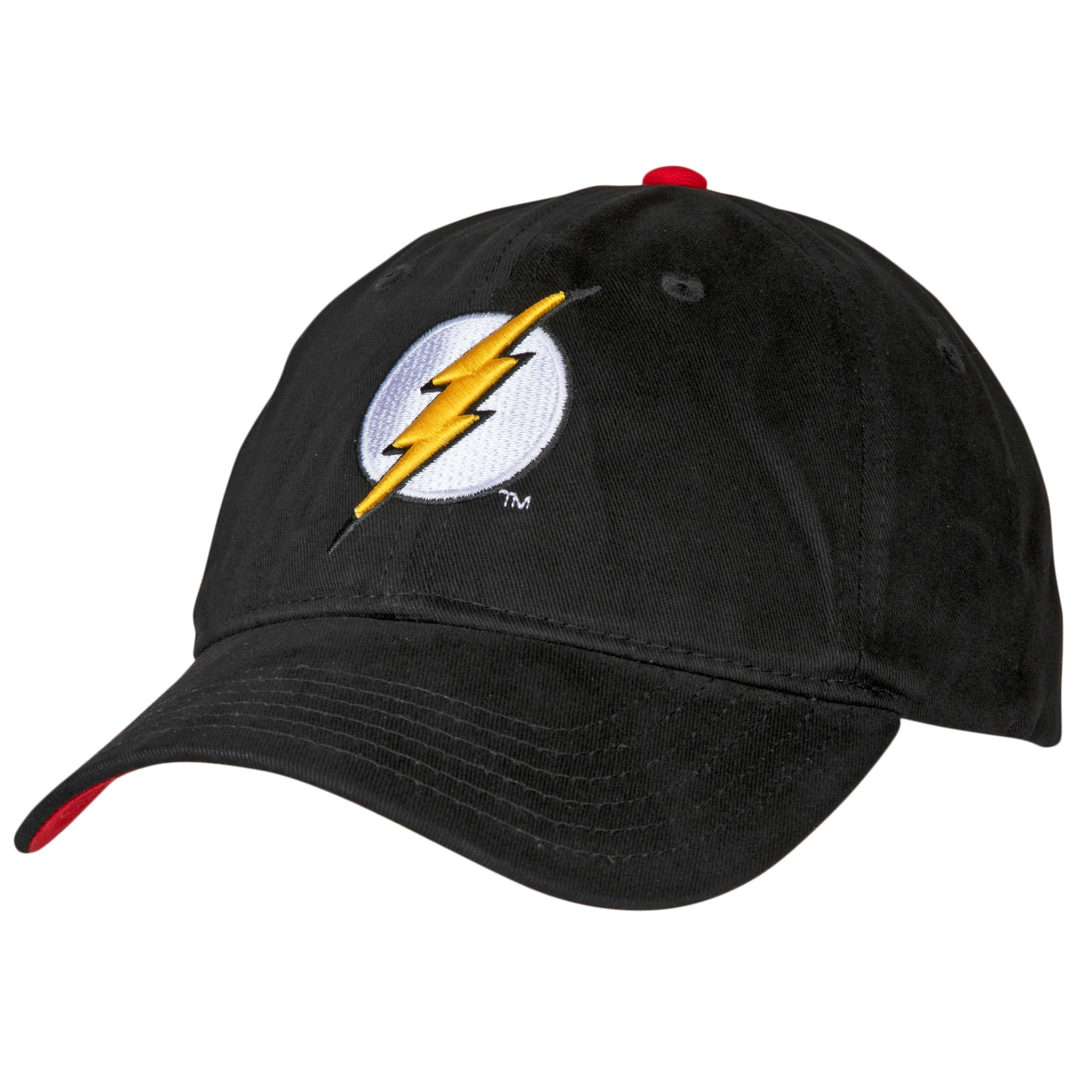 The Flash DC Comics Men's 3D Embroidered Logo Dad Fit Snapback Hat