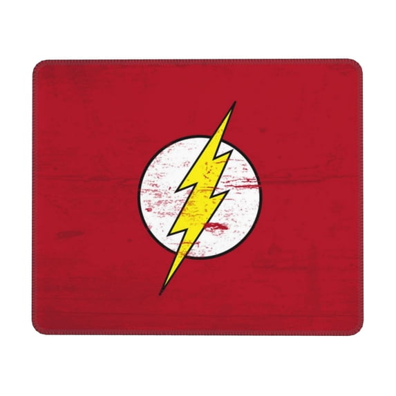 The Flash Desk Mat, Gaming Mouse Pad Mat with Non-Slip Base Stitched Edges Mousepad for Computer, Office, and Laptop 10 x 12 inch