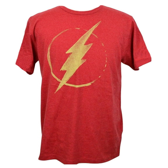 The Flash Faded Logo Red Short Sleeve Men's T-Shirt Tee
