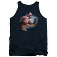 thumbnail image 1 of The Flash Fastest Man Adult Tank Top Navy, 1 of 1
