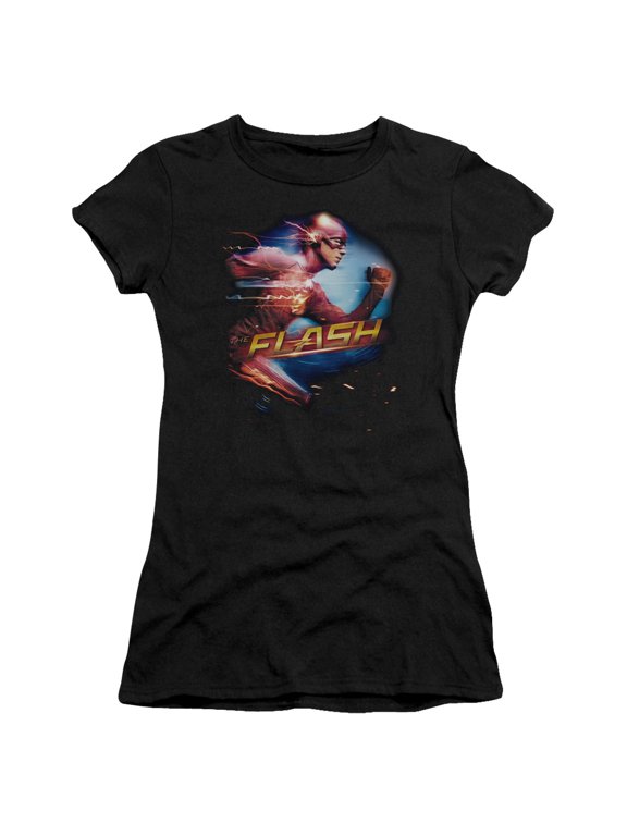 The Flash/Fastest Man S/S Junior Sheer Black Flsh104