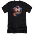 thumbnail image 1 of The Flash Fastest Man Premium Canvas Adult Slim Fit 30/1 T-Shirt Black, 1 of 1