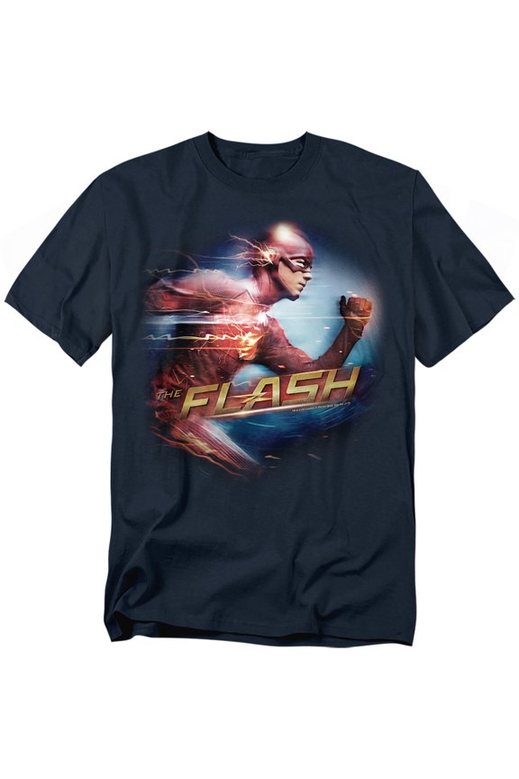The Flash T-Shirt Fastest Man Unisex Graphic Tee For Men & Women Navy 