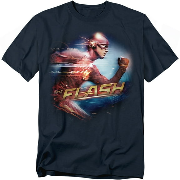The Flash T-Shirt Fastest Man Unisex Graphic Tee For Men & Women Navy 