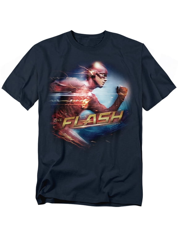 The Flash T-Shirt Fastest Man Unisex Graphic Tee For Men & Women Navy 