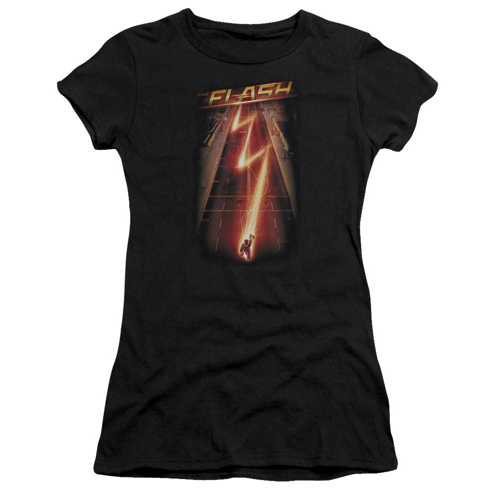 The Flash - Flash Ave - Juniors Teen Girls Cap Sleeve Shirt - XX-Large - image 1 of 2