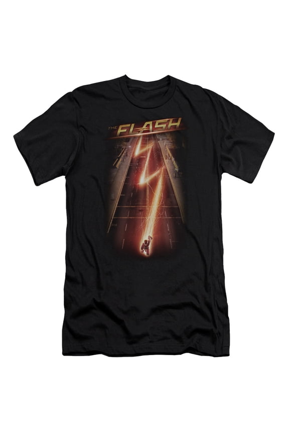 The Flash Flash Ave Premium Canvas Adult Slim Fit 30/1 T-Shirt Black
