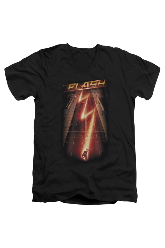 The Flash - Flash Ave - Slim Fit V Neck Shirt - Medium
