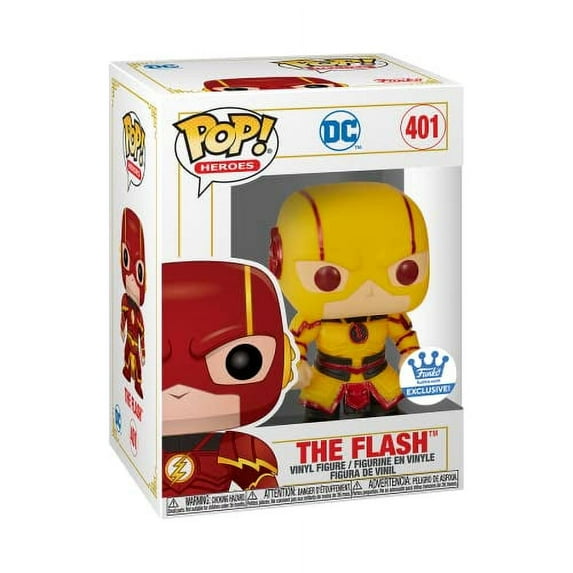Pop DC Heroes The Flash 3.75 Inch Action Figure Exclusive - The Flash (Reverse) #401
