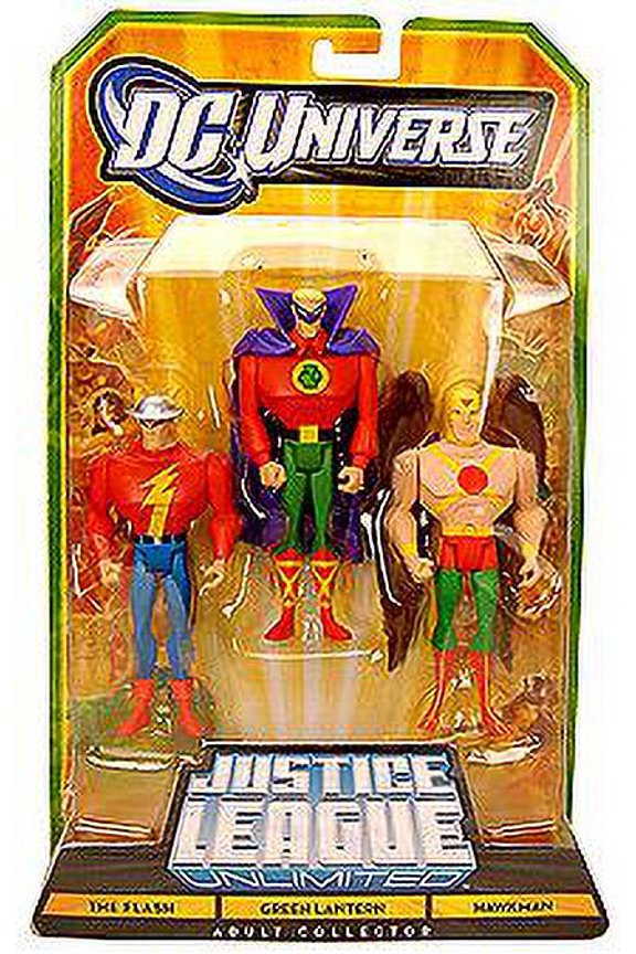 The Flash, Green Lantern & Hawkman Action Figures DC Universe