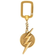 The Flash Justice League Gold Logo Keychain