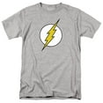 thumbnail image 1 of The Flash Lightning Bolt Logo Unisex Adult T Shirt, Athletic Heather, 6X-Large, 1 of 6