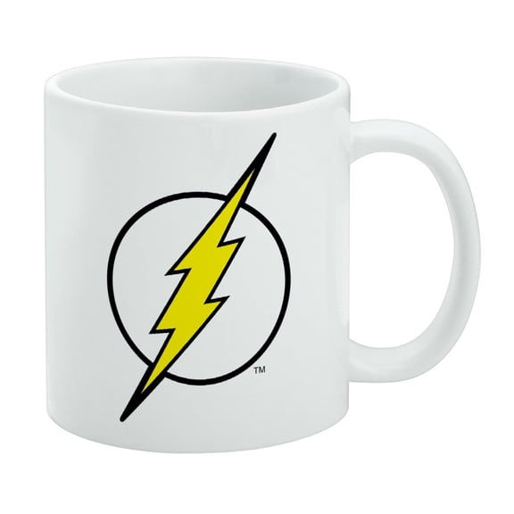 The Flash Lightning Bolt Logo White Mug