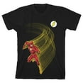 thumbnail image 1 of The Flash Lightning Fast Superhero Youth Black Graphic Tee-X-Small, 1 of 2