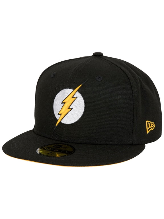 Logo DC Comics Black Colorway New Era 59Fifty Fitted Hat-7 Fitted