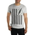 thumbnail image 1 of The Flash Logo Flag White T-shirt For Men-Large, 1 of 3