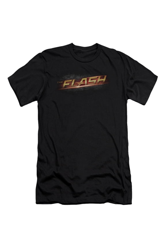 The Flash - Logo - Premium Slim Fit Short Sleeve Shirt - X-Large