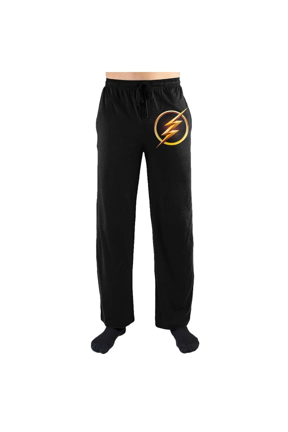 The Flash Logo Print Men's Sleepwear Sleep Pajama PantsXX-Large