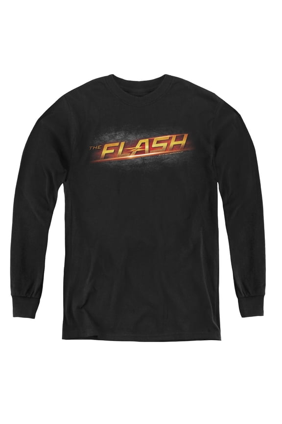 The Flash - Logo - Youth Long Sleeve Shirt - Small