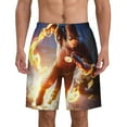 thumbnail image 1 of The Flash Mens Swim Trunks Quick Dry Board Shorts with Mesh Lining, Hawaii Beach Shorts Swimwear Bathing Suits, 1 of 8