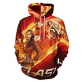 thumbnail image 1 of The Flash Mens Womens Novelty Hoodie 3D Print Pullover Hooded Long Sleeve Sweatshirts Tops Blouse with Pocket, 1 of 8