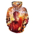 thumbnail image 1 of The Flash Mens Womens Novelty Hoodie 3D Print Pullover Hooded Long Sleeve Sweatshirts Tops Blouse with Pocket, 1 of 8