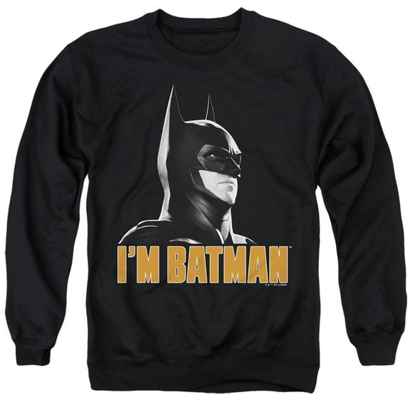 The Flash Movie Batman Portait I'm Batman Unisex Adult Crewneck Sweatshirt