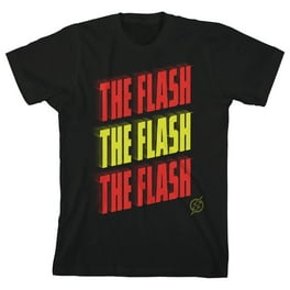 The Flash Movie Distressed Edges Character Key Art Crew Neck Short Sleeve Red Boy s T shirt XL Walmart