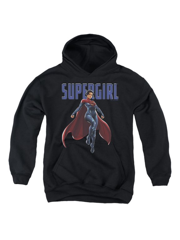 Movie Supergirl Youth Kids Boy/Girls Pull-Over Hoodie