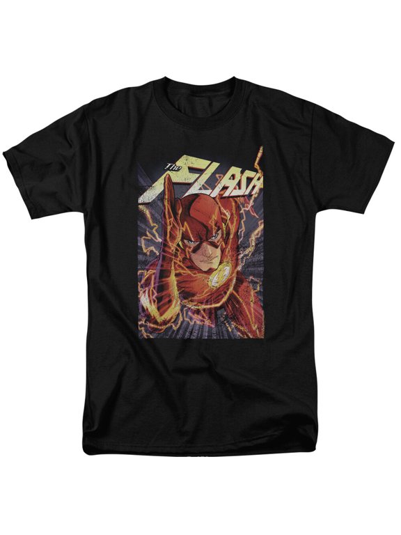The Flash One T Shirt Licensed Comic Book Tee Black