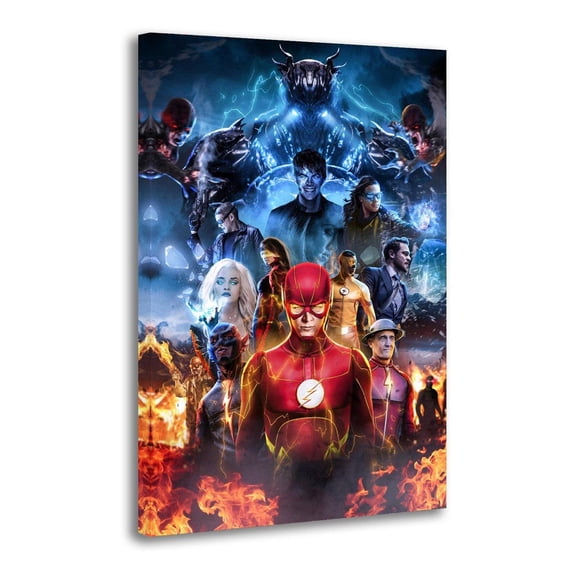 The Flash Poster, Wall Art, Unframed Paper Poster 8x10in