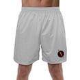 thumbnail image 1 of The Flash Reverse Flash Logo Mens Lined Mesh Shorts, Silver, 2X-Large, 1 of 6