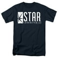 thumbnail image 1 of The Flash S.T.A.R. Unisex Adult T Shirt, Navy, 5X-Large, 1 of 6
