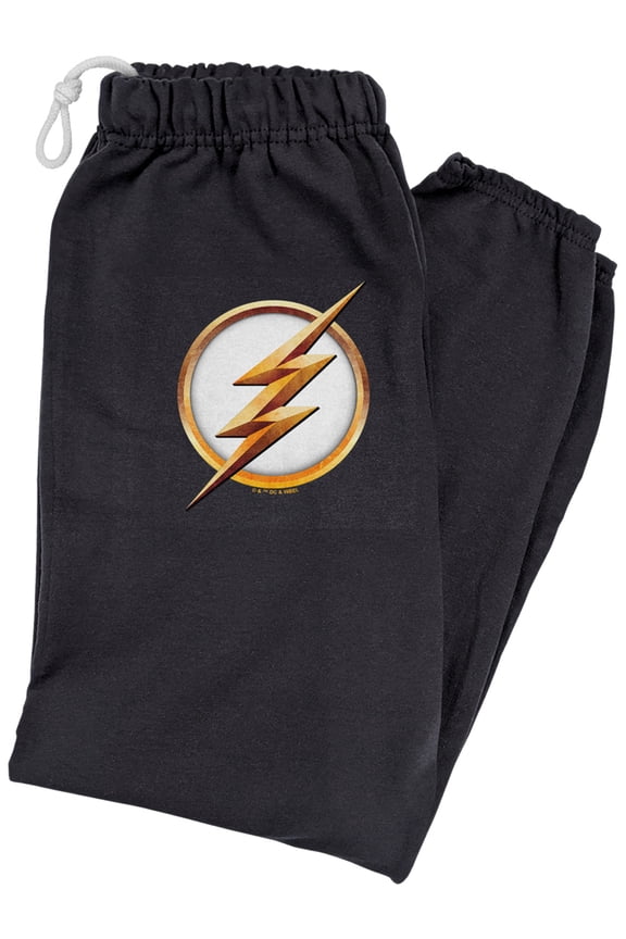 The Flash Season 4 Logo Unisex Jogger Sweatpants for Men and Women, Black, X-Large