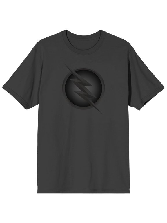 The Flash Speedster Zoom Logo Men's Charcoal Gray Graphic Tee-S