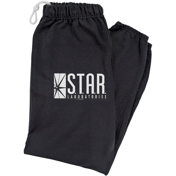 The Flash Star Labs Logo Unisex Jogger Sweatpants for Men and Women, Black, 2X-Large