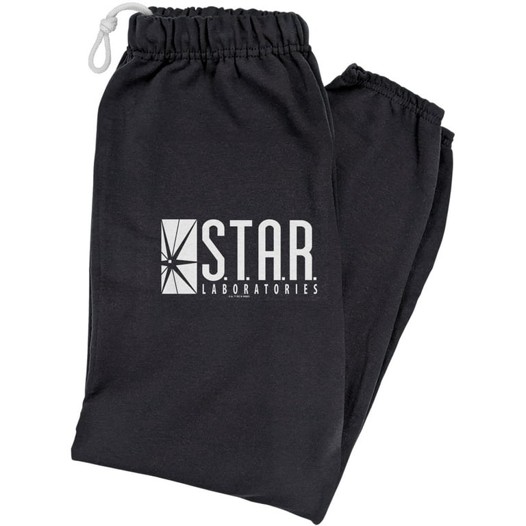 The Flash Star Labs Logo Unisex Jogger Sweatpants for Men and Women Black Large