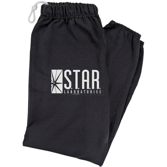 The Flash Star Labs Logo Unisex Jogger Sweatpants for Men and Women, Black, Large