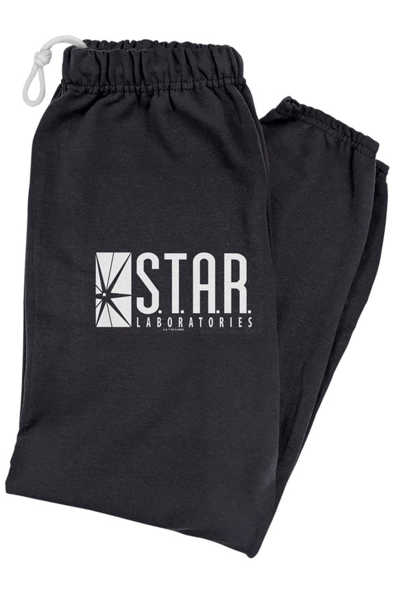 The Flash Star Labs Logo Unisex Jogger Sweatpants for Men and Women, Black, Large