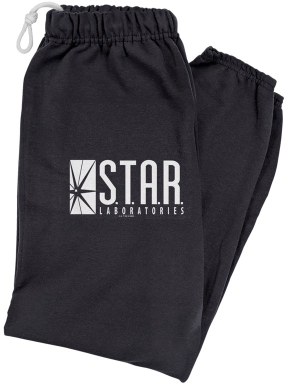 The Flash Star Labs Logo Unisex Jogger Sweatpants for Men and Women, Black, X-Large