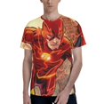 thumbnail image 1 of The Flash T Shirt 3d Printed Crewneck Graphic Short Sleeve Tees For Mens, 1 of 7