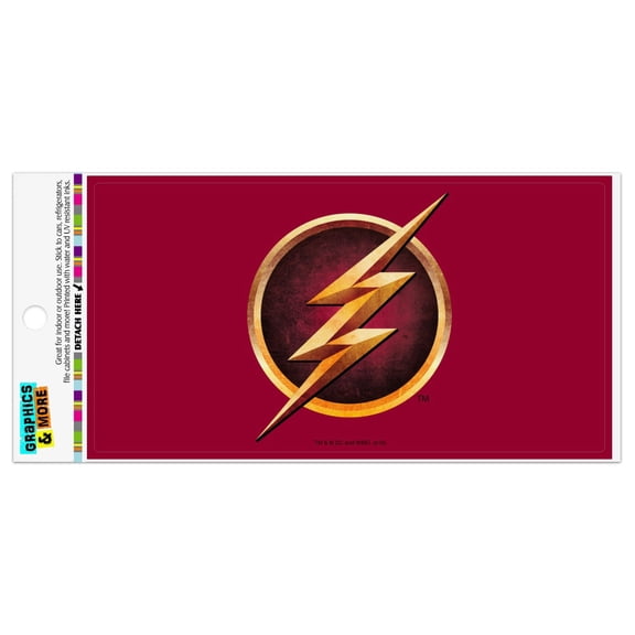 The Flash TV Series Logo Automotive Car Refrigerator Locker Vinyl Magnet