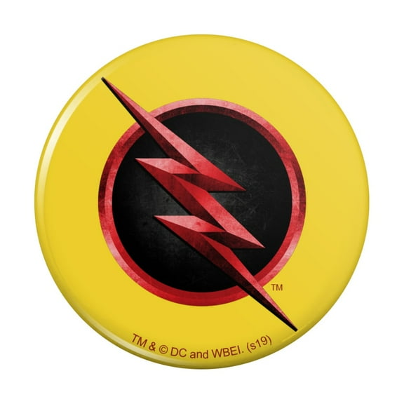 The Flash TV Series Reverse Flash Logo Pinback Button Pin